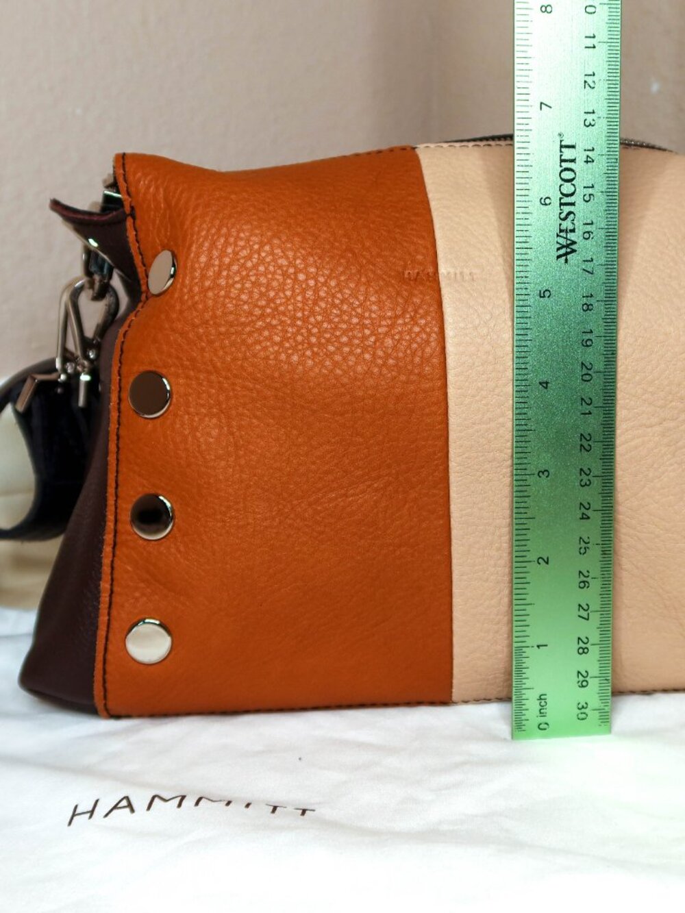 Pre-loved Hammitt Bryant Medium Multi-Color Bag with Crossbody & Short Strap - Picture 4 of 14